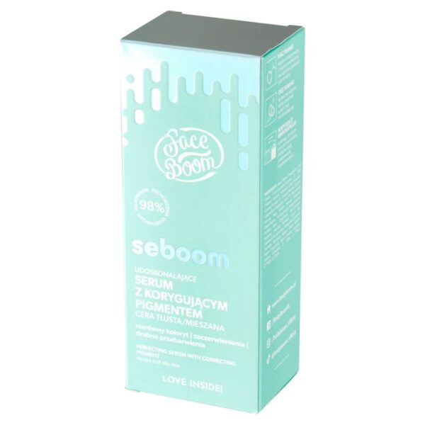 Face Boom Seboom Udoskonalające Serum z korygującym pigmentem – cera tłusta i mieszana 30ml