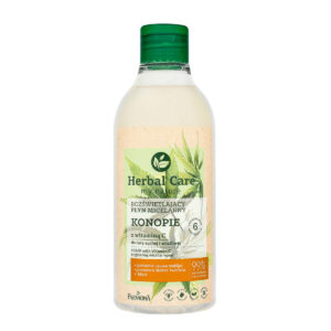 Farmona Herbal Care Rozświetlający Płyn micelarny Konopie z Witaminą C – cera sucha i wrażliwa 400ml