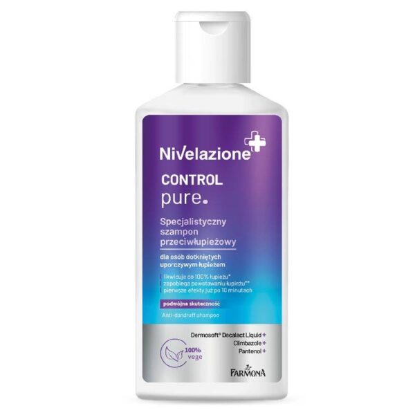 Farmona Nivelazione Control Pure Specjalistyczny Szampon przeciwłupieżowy 100ml - obrazek 2