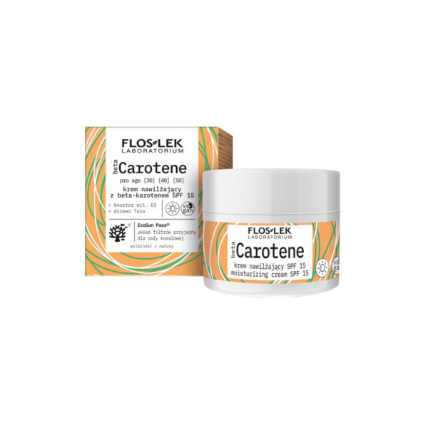 Floslek Beta Carotene Krem nawilżający z beta-karotenem SPF15 na dzień 50ml