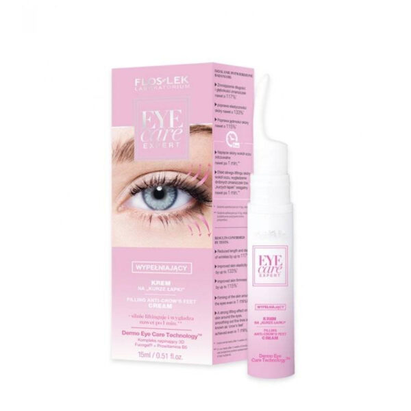 Floslek Eye Care Expert Krem na „kurze łapki” wypełniający zmarszczki  15ml