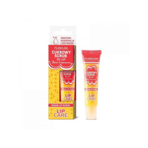 Floslek Lip Care Cukrowy scrub do ust Pera Limonera – zapach gruszki  14g
