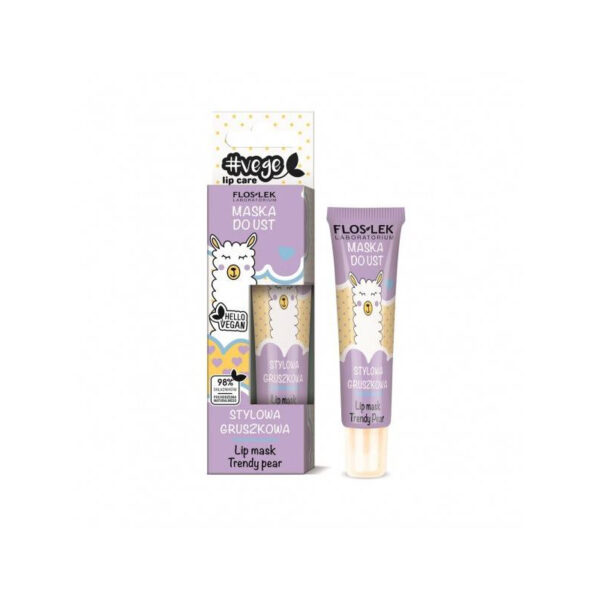 Floslek Lip Care Vege Maska do ust Stylowa Gruszkowa  14g