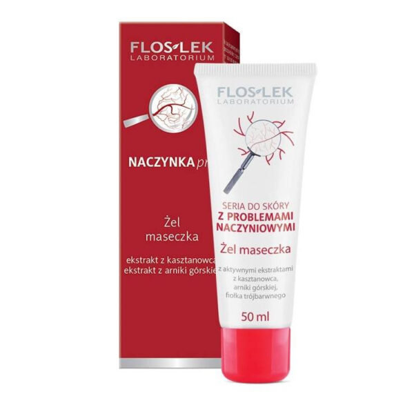 Floslek Pielęgnacja skóry naczynkowej Żel – maseczka  50ml