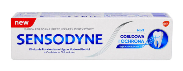 GSK Sensodyne Pasta do zębów Odbudowa i Ochrona 75ml - obrazek 4