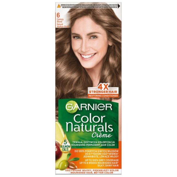 Garnier Color Naturals Farba do włosów 6 Ciemny Blond