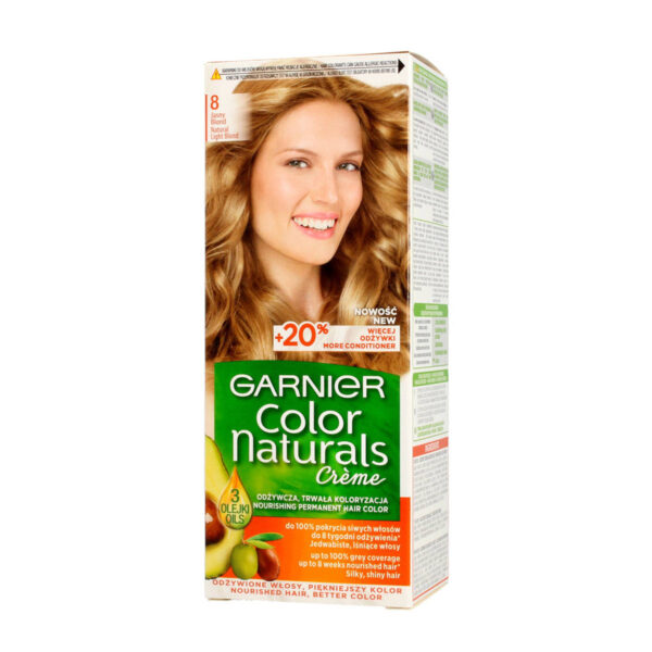 Garnier Color Naturals Farba do włosów 8 Jasny Blond