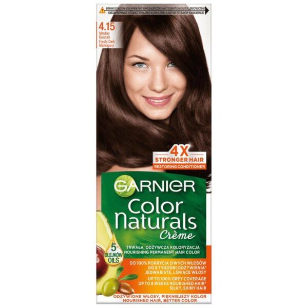 Garnier Color Naturals Krem koloryzujący nr 4.15 Mroźny Kasztan