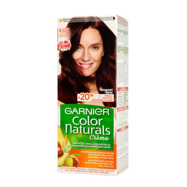 Garnier Color Naturals Krem koloryzujący nr 4.62 Słodka Wiśnia