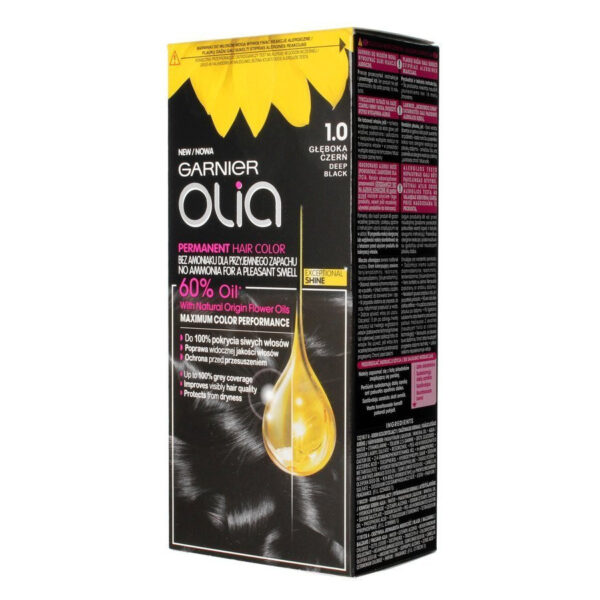 Garnier Olia Farba do włosów nr 1.0 Głęboka Czerń