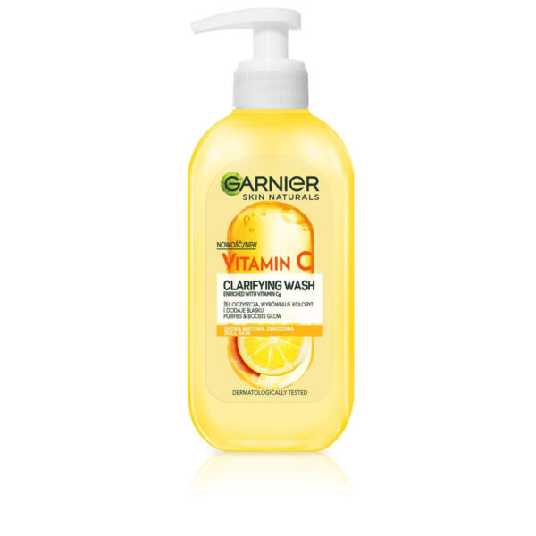 Garnier Skin Naturals Vitamin C Żel oczyszczający Witamina Cg i Cytrus – do skóry matowej i zmęczonej 200ml