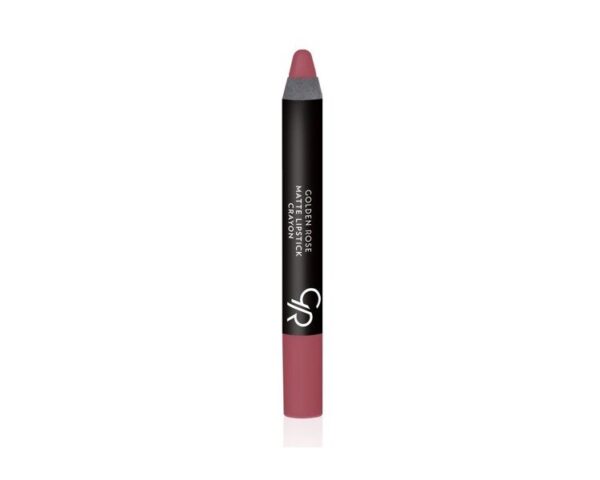 Golden Rose Matte Crayon Lipstick - Matowa pomadka do ust w kredce 08