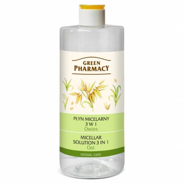 Green Pharmacy Płyn micelarny 3w1 z ekstraktem z owsa  500ml