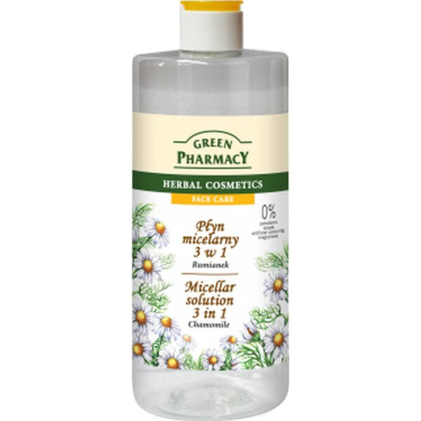 Green Pharmacy Płyn micelarny 3w1 z ekstraktem z rumianku  500ml