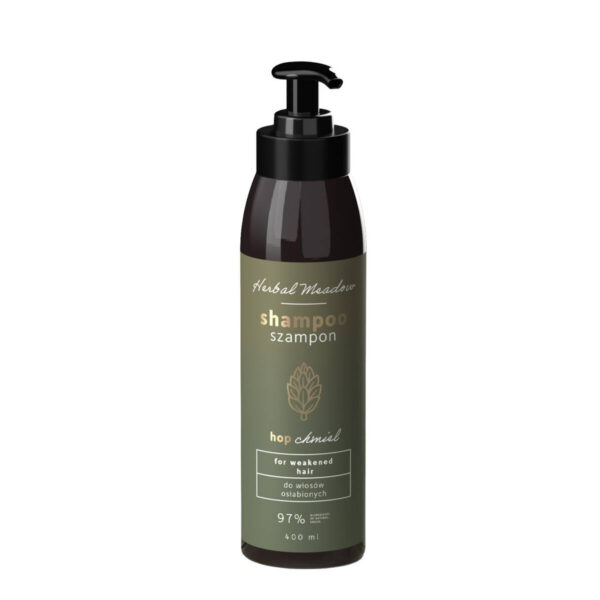 HISKIN Herbal Meadow Szampon Chmiel – do włosów osłabionych 400 ml