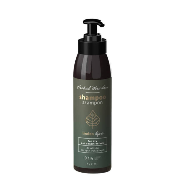 HISKIN Herbal Meadow Szampon Lipa – do włosów suchych i wrażliwych 400 ml