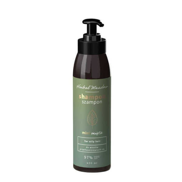 HISKIN Herbal Meadow Szampon Mięta – do włosów przetłuszczających się 400 ml