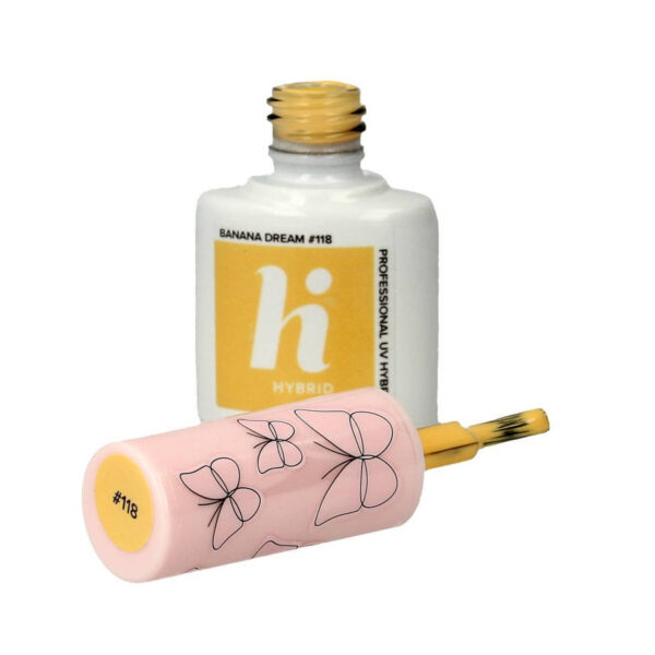 Hi Hybrid Lakier hybrydowy Butterfly #118 Banana Dream  5ml