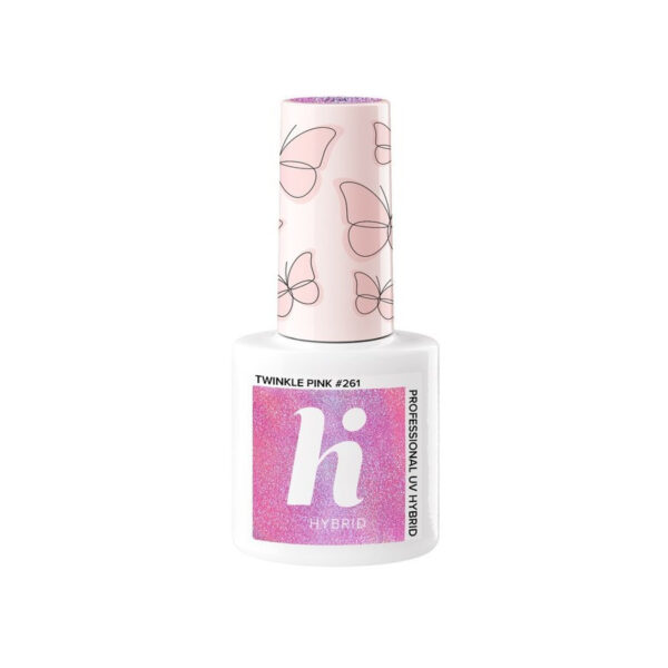 Hi Hybrid Lakier hybrydowy Butterfly #261 Twinkle Pink  5ml