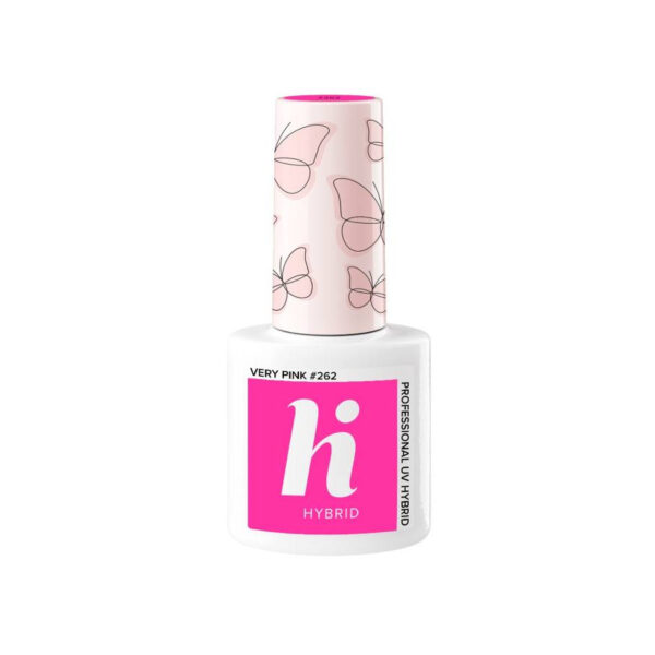 Hi Hybrid Lakier hybrydowy Butterfly #262 Very Pink  5ml