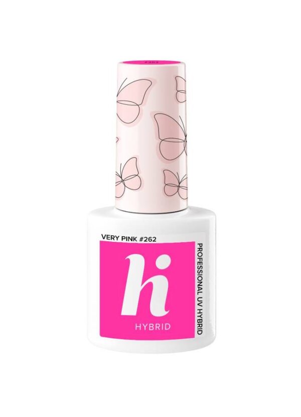 Hi Hybrid Lakier hybrydowy Butterfly #262 Very Pink  5ml