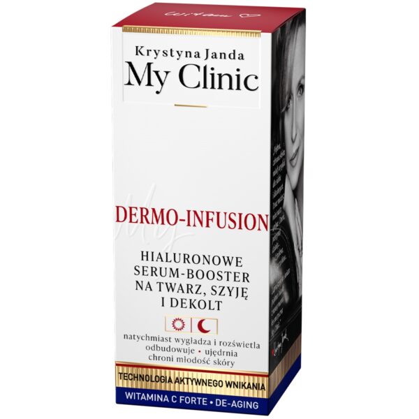 JANDA My Clinic Dermo-Infusion Hialuronowe Serum Booster na twarz,szyję i dekolt na dzień i noc 30ml