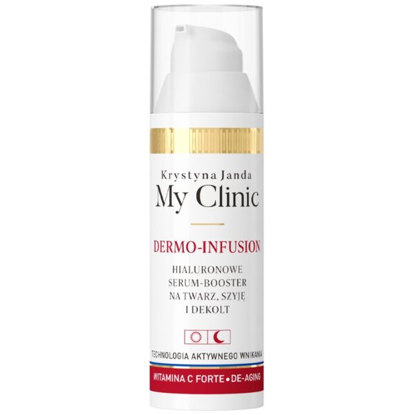 JANDA My Clinic Dermo-Infusion Hialuronowe Serum Booster na twarz,szyję i dekolt na dzień i noc 30ml