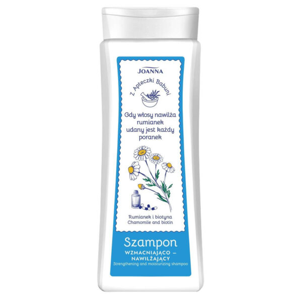 JOANNA Z Apteczki Babuni Szampon do włosów – Rumianek i biotyna 300 ml