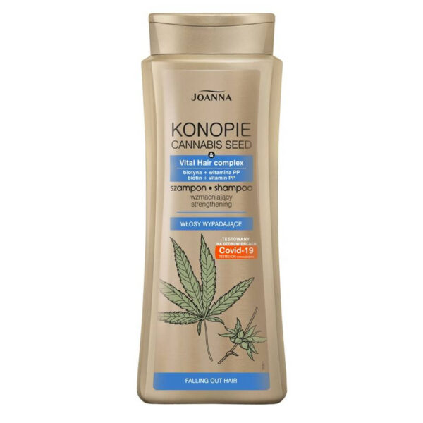 Joanna Konopie Szampon wzmacniający do włosów wypadających 400ml