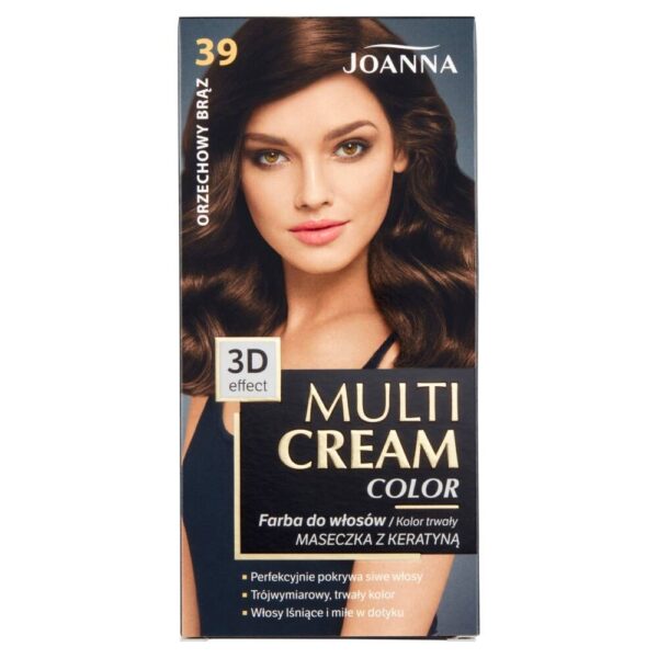 Joanna Multi Cream Color Farba nr 39 Orzechowy Brąz