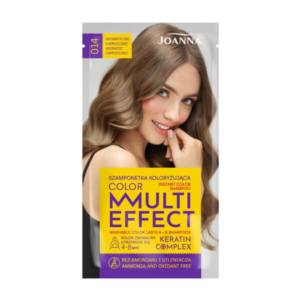 Joanna Multi Effect Color Keratin Complex Szamponetka 14 Aromatyczne Cappuccino  35g