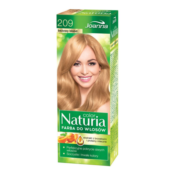 Joanna Naturia Color Farba do włosów nr 209-beżowy blond  150g