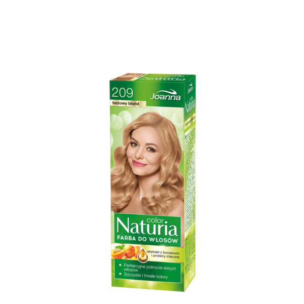 Joanna Naturia Color Farba do włosów nr 209-beżowy blond  150g