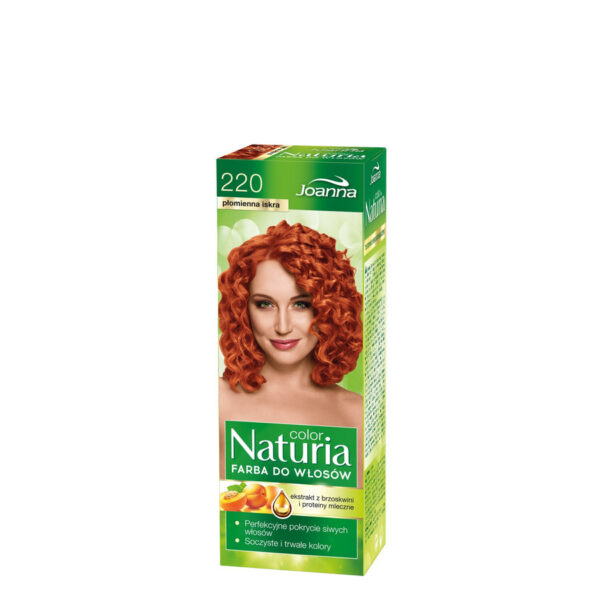 Joanna Naturia Color Farba do włosów nr 220-płomienna iskra  150g