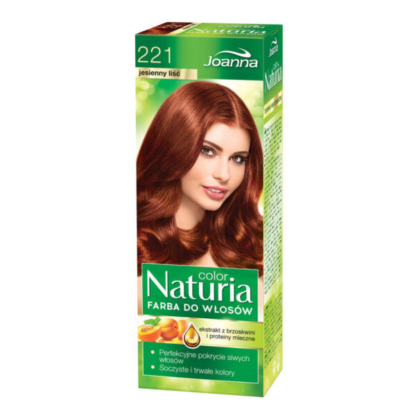 Joanna Naturia Color Farba do włosów nr 221-jesienny liść  150g