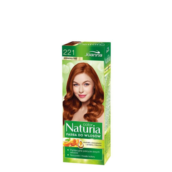 Joanna Naturia Color Farba do włosów nr 221-jesienny liść  150g