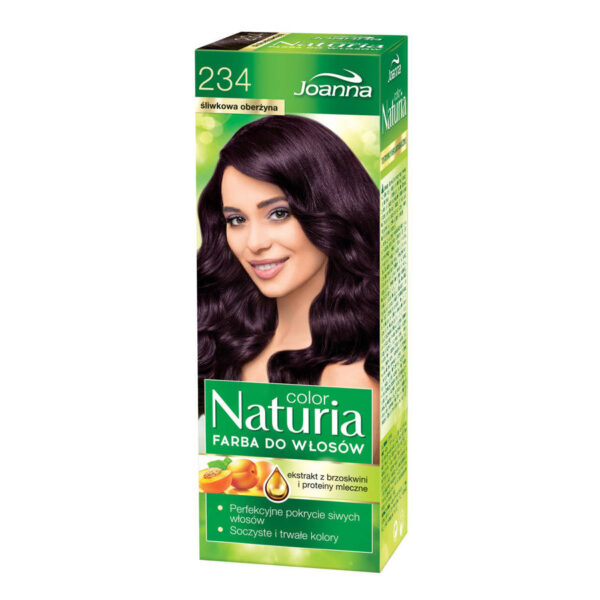 Joanna Naturia Color Farba do włosów nr 234-śliwkowa oberżyna  150g