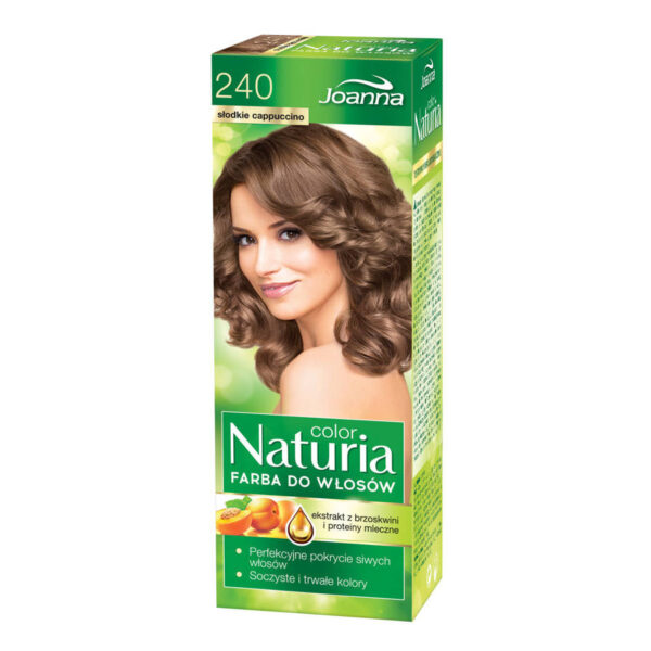 Joanna Naturia Color Farba do włosów nr 240-słodkie cappucino  150g