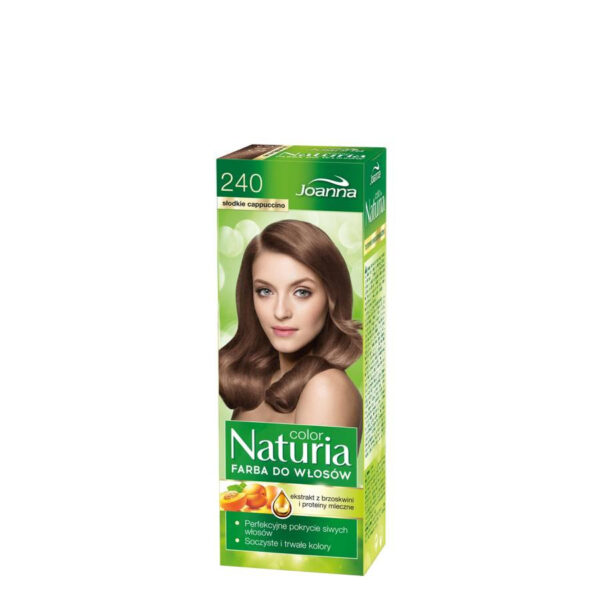 Joanna Naturia Color Farba do włosów nr 240-słodkie cappucino  150g