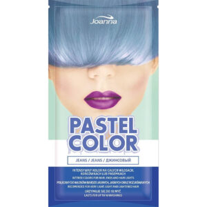 Joanna Pastel Color Szampon koloryzujący w saszetce Jeans  35g