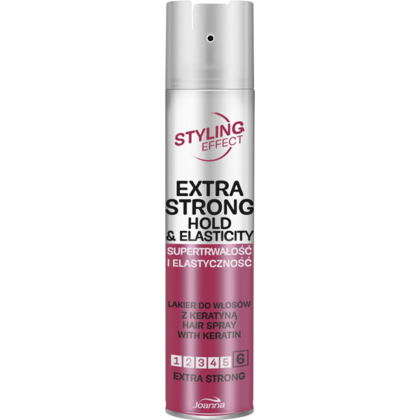 Joanna Styling Effect Lakier do włosów Supertrwałość i Elastyczność  extra strong 250ml
