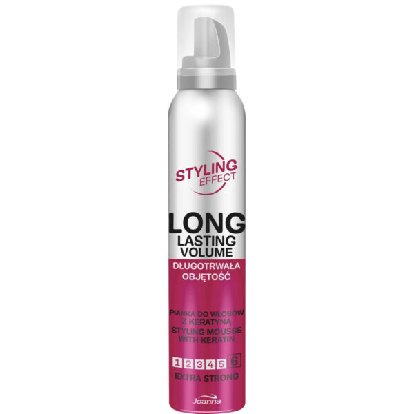 Joanna Styling Effect Pianka do włosów Długotrwała Objętość  extra strong 250ml