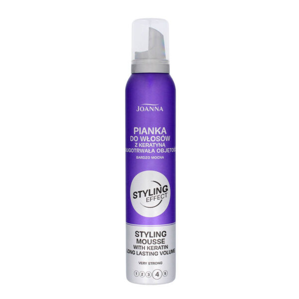 Joanna Styling Effect Pianka do włosów Długotrwała Objętość  very strong 250ml