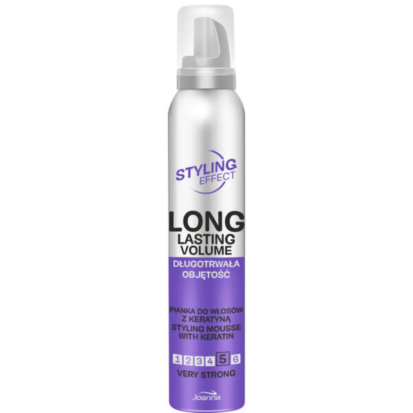 Joanna Styling Effect Pianka do włosów Długotrwała Objętość  very strong 250ml
