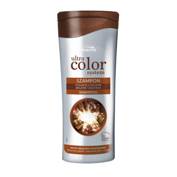 Joanna Ultra Color System Szampon do włosów brązowych i kasztanowych  200ml
