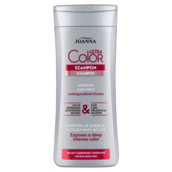 Joanna Ultra Color System Szampon do włosów czerwonych i wiśniowych 200ml