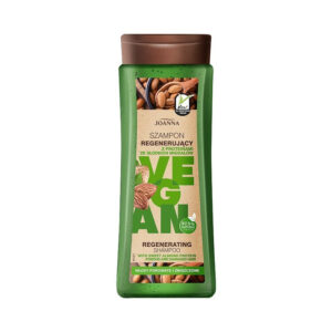 Joanna Vegan Szampon do włosów regenerujący z Proteinami ze Słodkich  Migdałow – włosy porowate i zniszczone 300ml
