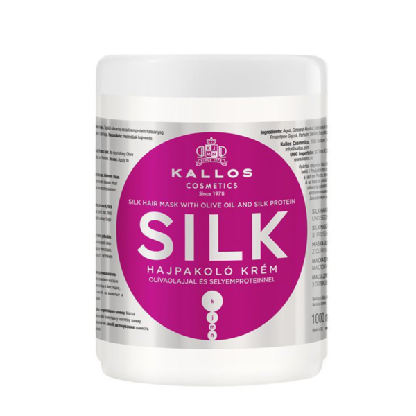 KALLOS KJMN Maska do włosów z jedwabiem Silk