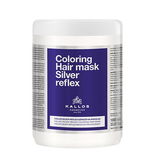 Kallos  Maska do włosów blond Silver Reflex 1000 ml