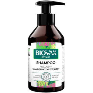 L’BIOTICA Biovax Botanic Micelarny Szampon oczyszczający – czystek i czarnuszka 200ml